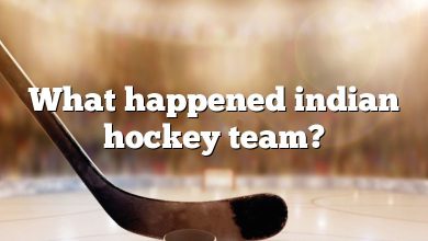 What happened indian hockey team?