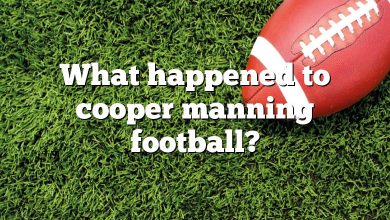 What happened to cooper manning football?