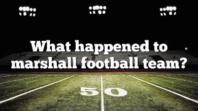 What happened to marshall football team?