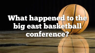 What happened to the big east basketball conference?