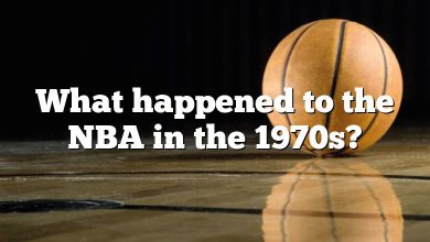 What happened to the NBA in the 1970s?