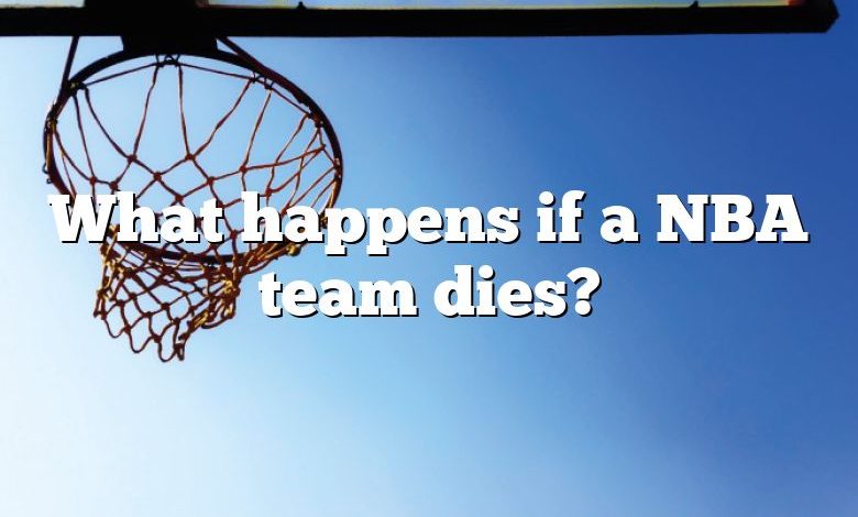 What happens if a NBA team dies?