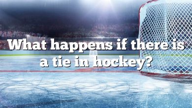 What happens if there is a tie in hockey?