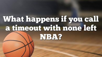 What happens if you call a timeout with none left NBA?