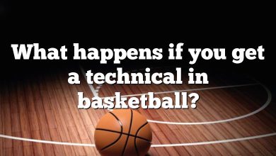 What happens if you get a technical in basketball?