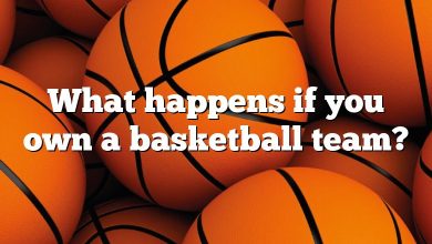 What happens if you own a basketball team?