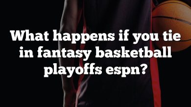 What happens if you tie in fantasy basketball playoffs espn?