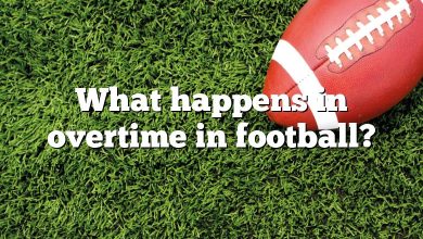 What happens in overtime in football?