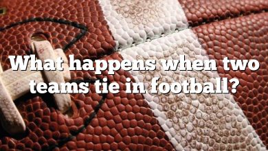 What happens when two teams tie in football?