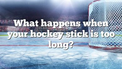 What happens when your hockey stick is too long?