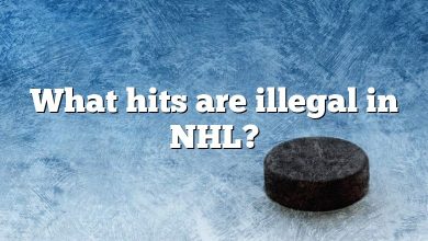 What hits are illegal in NHL?