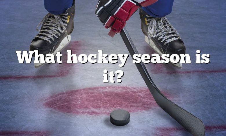 What hockey season is it?