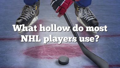 What hollow do most NHL players use?