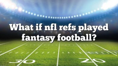 What if nfl refs played fantasy football?