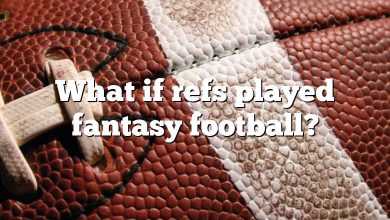 What if refs played fantasy football?
