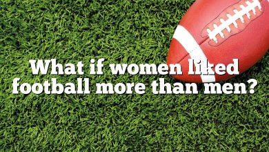 What if women liked football more than men?