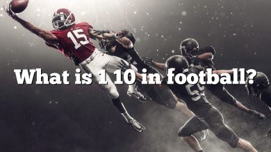 What is 1 10 in football?