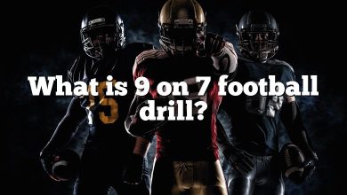 What is 9 on 7 football drill?