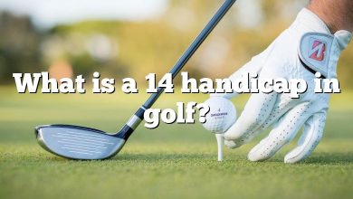 What is a 14 handicap in golf?