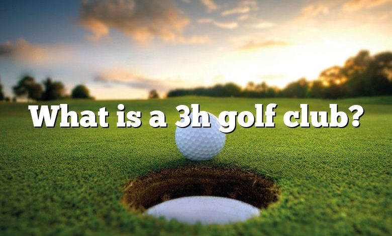 What is a 3h golf club?