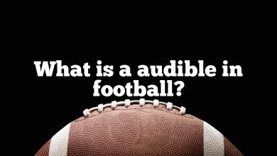 What is a audible in football?