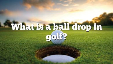 What is a ball drop in golf?