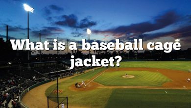 What is a baseball cage jacket?