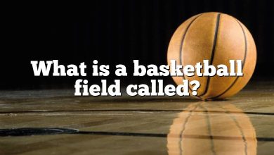 What is a basketball field called?