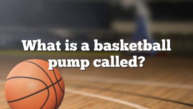 What is a basketball pump called?