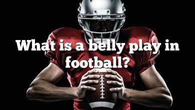 What is a belly play in football?
