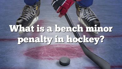 What is a bench minor penalty in hockey?