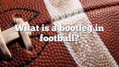 What is a bootleg in football?