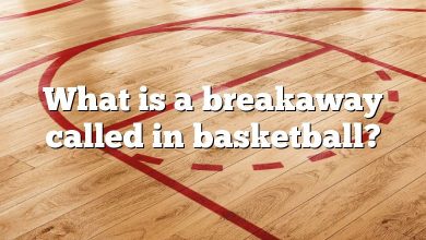 What is a breakaway called in basketball?