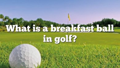 What is a breakfast ball in golf?