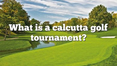 What is a calcutta golf tournament?