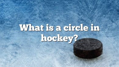 What is a circle in hockey?
