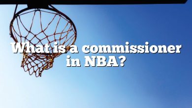 What is a commissioner in NBA?
