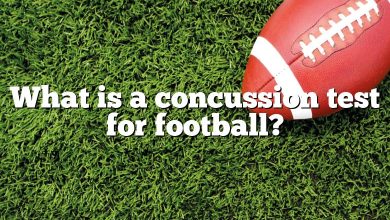 What is a concussion test for football?
