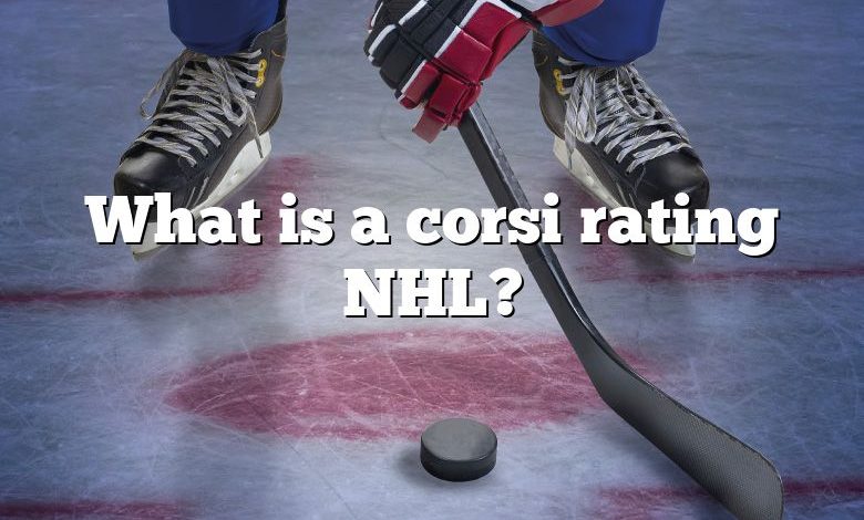 What is a corsi rating NHL?