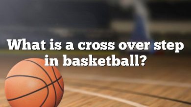 What is a cross over step in basketball?