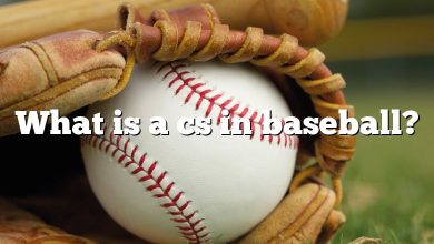 What is a cs in baseball?
