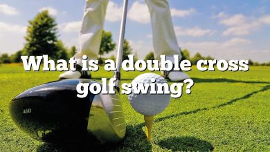 What is a double cross golf swing?