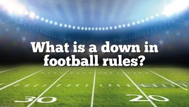 What is a down in football rules?