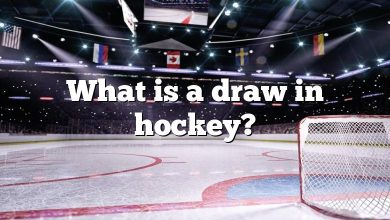 What is a draw in hockey?