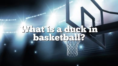 What is a duck in basketball?