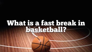 What is a fast break in basketball?