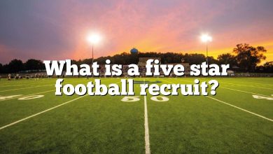 What is a five star football recruit?