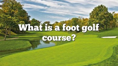 What is a foot golf course?