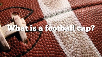 What is a football cap?