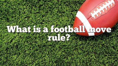 What is a football move rule?